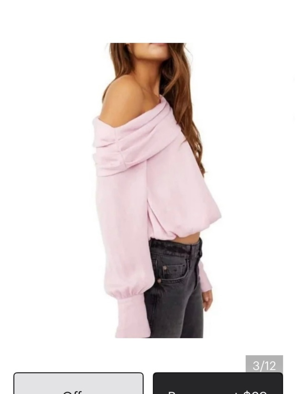 Free People Jenna Off the shoulder top